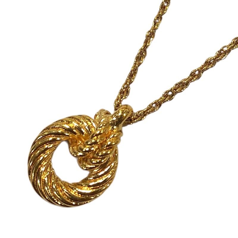 クリスチャン ディオール Christian Dior ネックレス ゴールド メタル ジュエリー