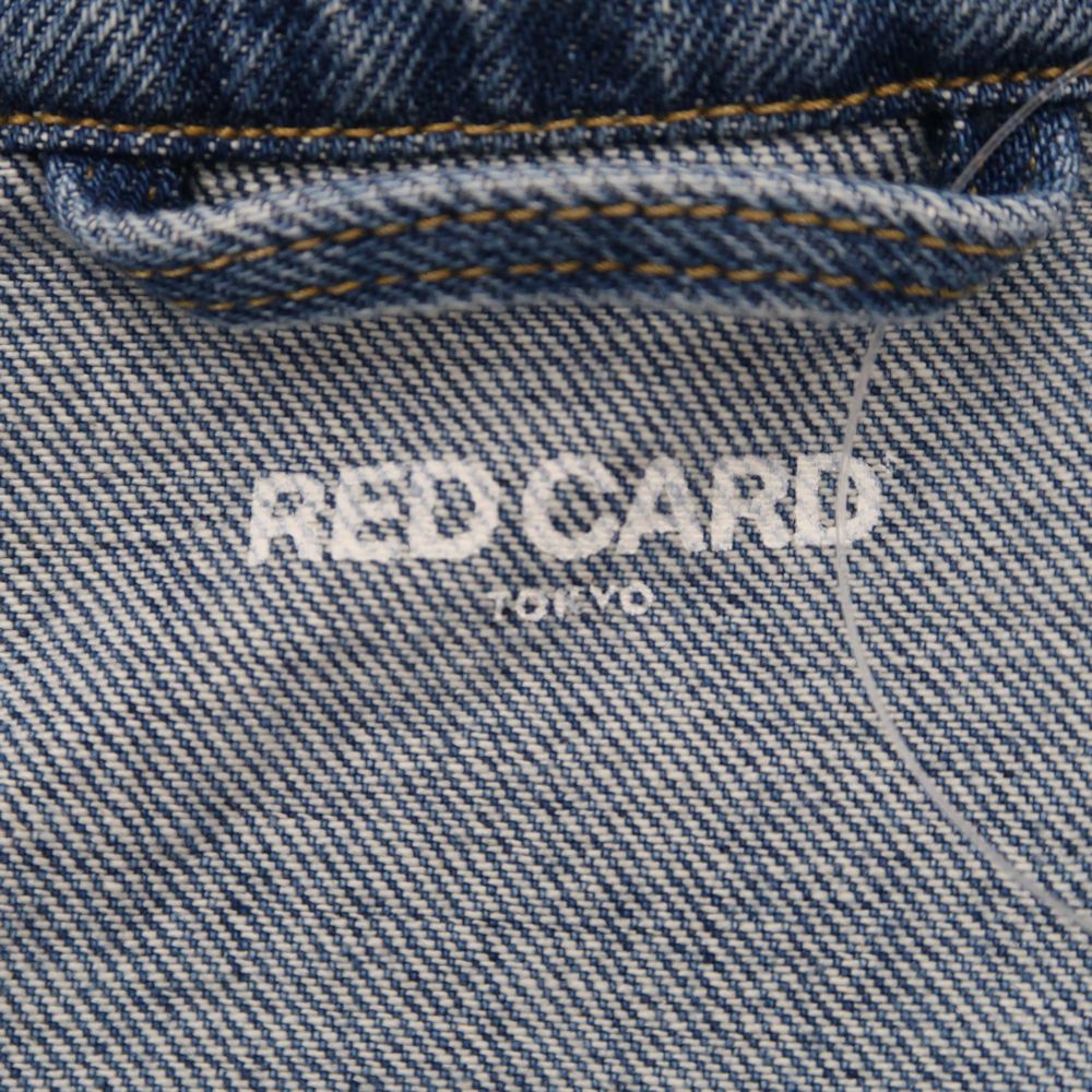 未使用 RED CARD TOKYO レッドカード 729919 Big Three デニムジャケット M コットン100％ レディース AM5678A35 