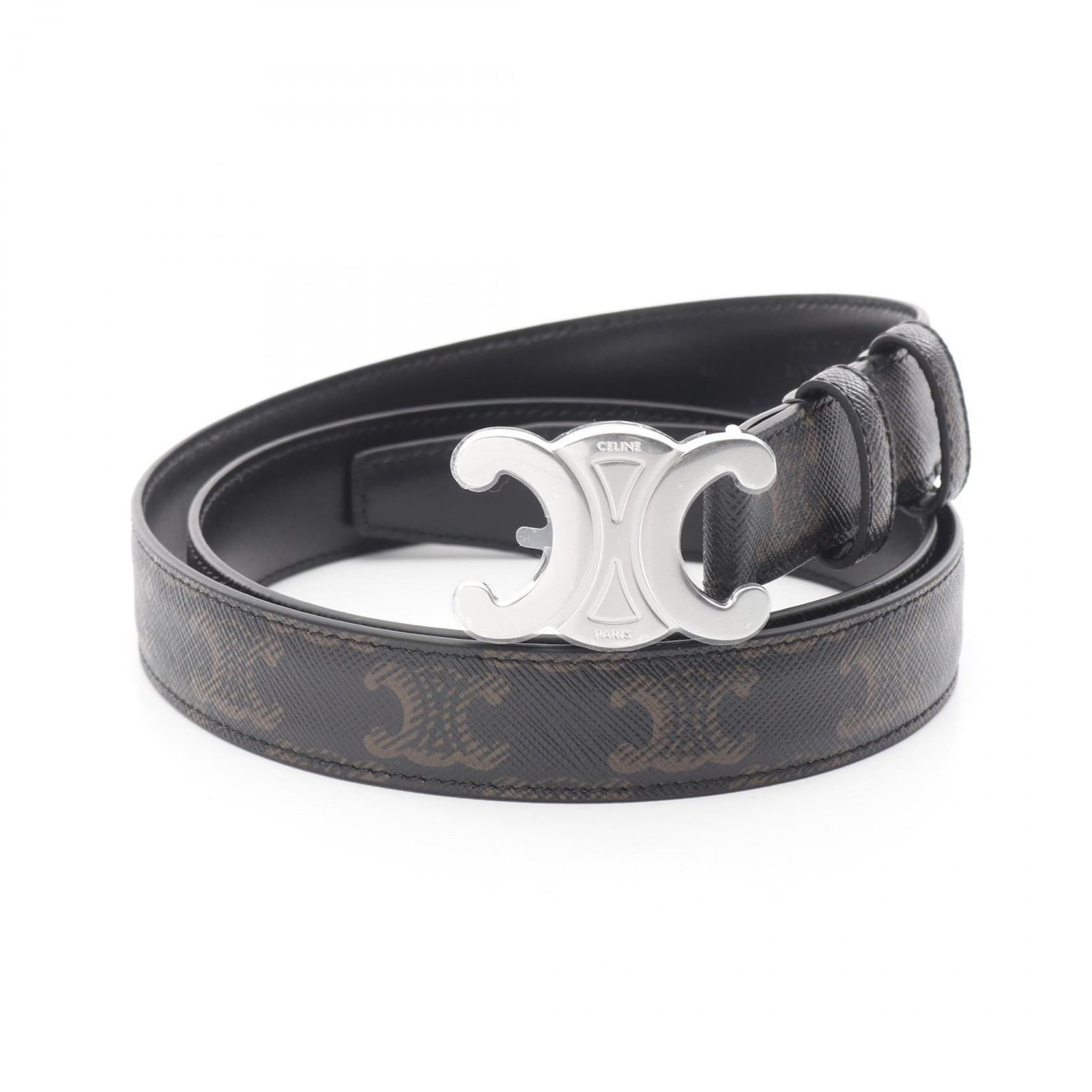 セリーヌ CELINE ベルト ミディアム トリオンフ 45AKA2ACO38SI90