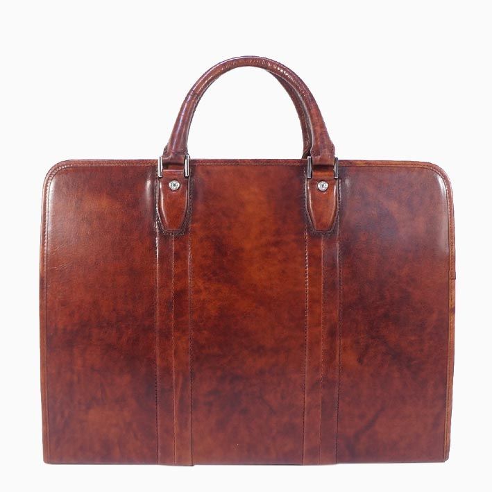 【新品・未使用】★送料無料★本革 ultima TOKYO ウルティマ トーキョー オールレザー トートバッグ 黒色(赤のライン) ultima TOKYO／ウルティマ トーキョー デルフィーノ レザーブリーフ 2