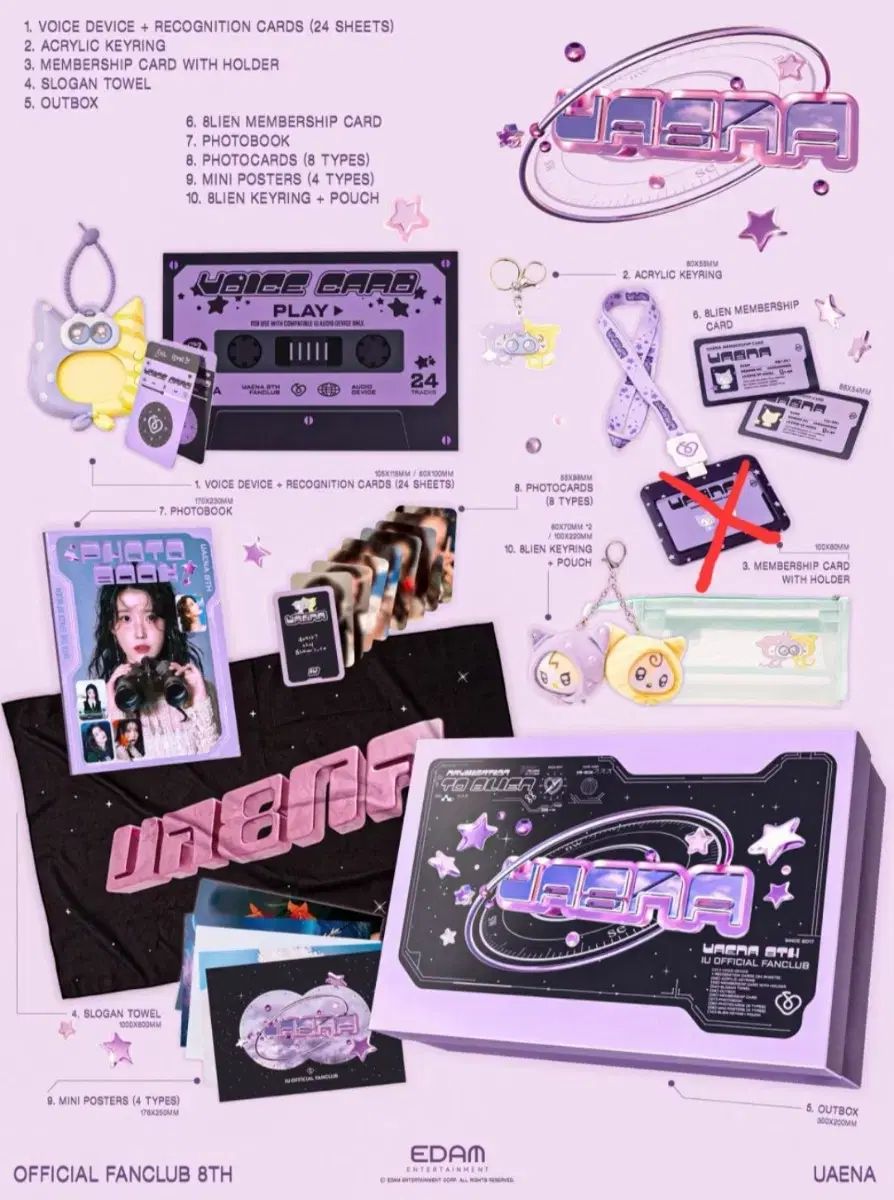 IU(アイユ) iu 7 ギー 公式 オフィシャル キット KIT official fanclub kit