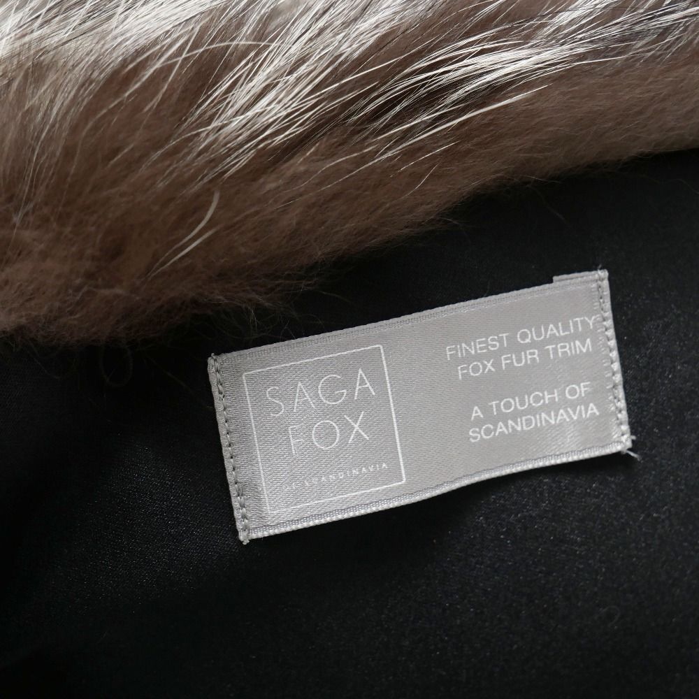 □美品□SAGA FOX サガ フォックス ストール ブルーフロスト