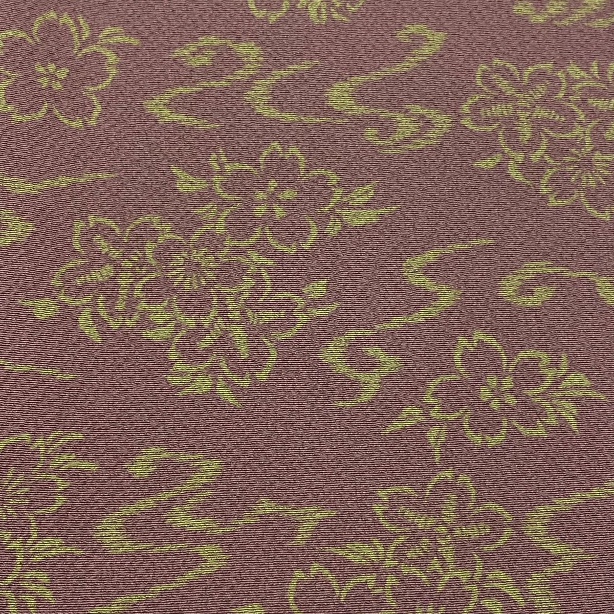 在庫一掃】 小紋 身丈150cm 裄丈62.5cm S 袷 辻村ジュサブロー 落款 桜  