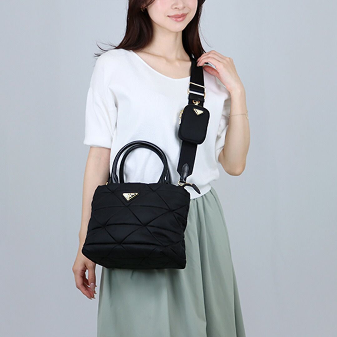 PRADA 2WAYバッグ 中古・古着通販】PRADA (プラダ) 2WAYナイロンショルダーバッグ