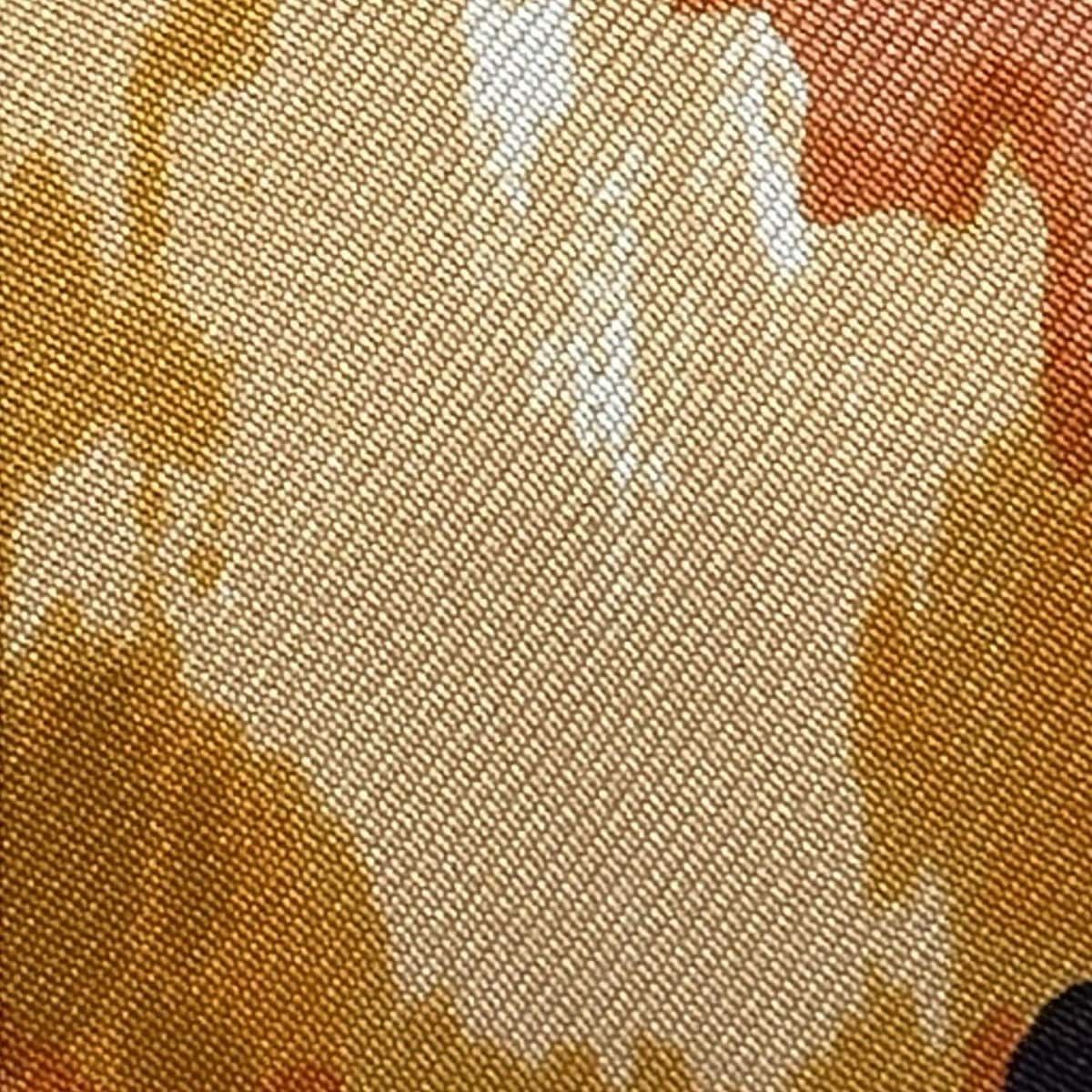 HERMES(エルメス) スカーフ美品 プチカレ オレンジ×ブルー×マルチ  