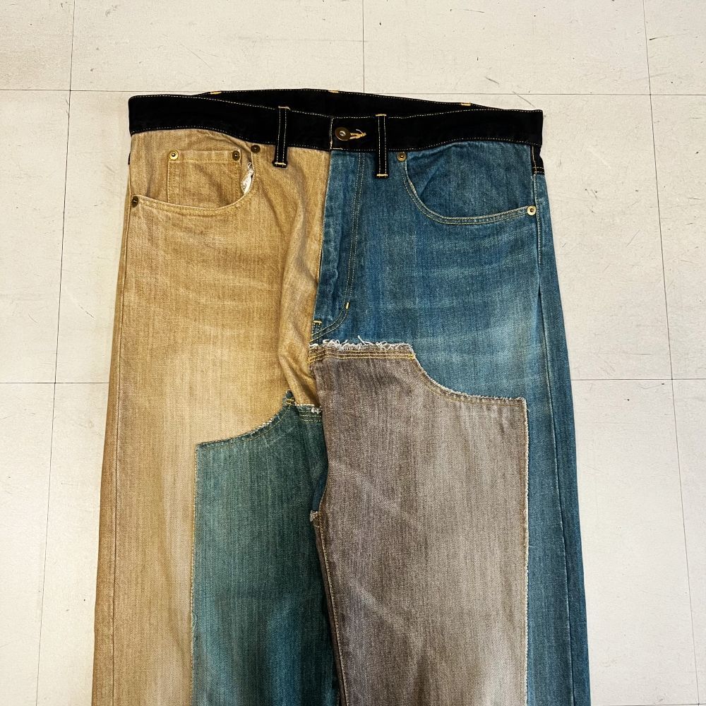 KHOKI コッキ 21AW Y Denim Pants 再構築デニムパンツ size2 21aw-p-04