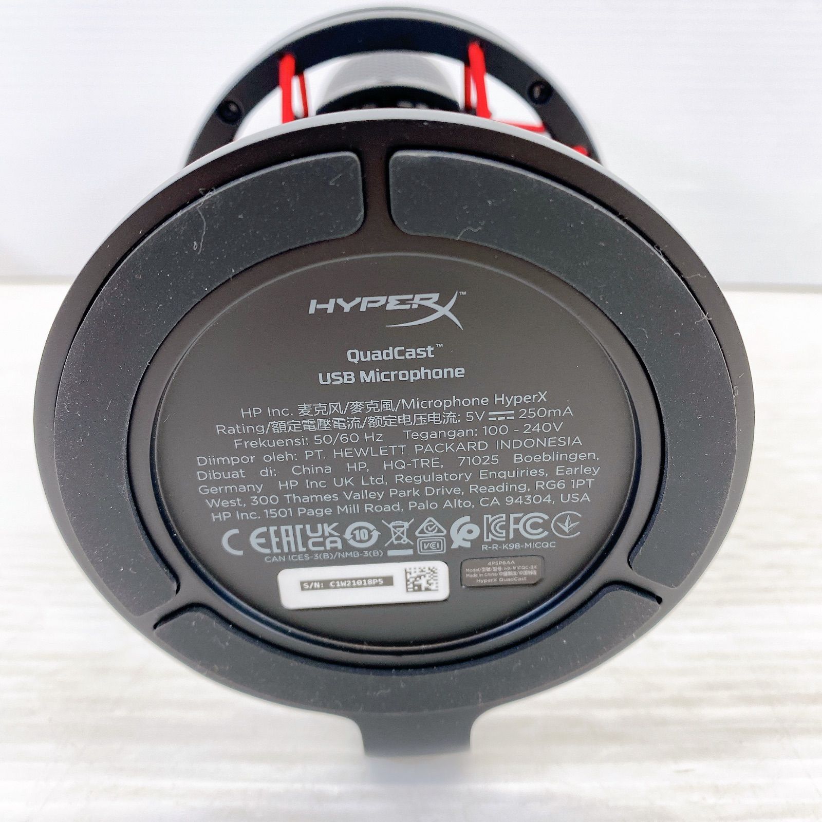 □ HYPER X ハイパーエックス QUADCAST USBコンデンサーマイク 