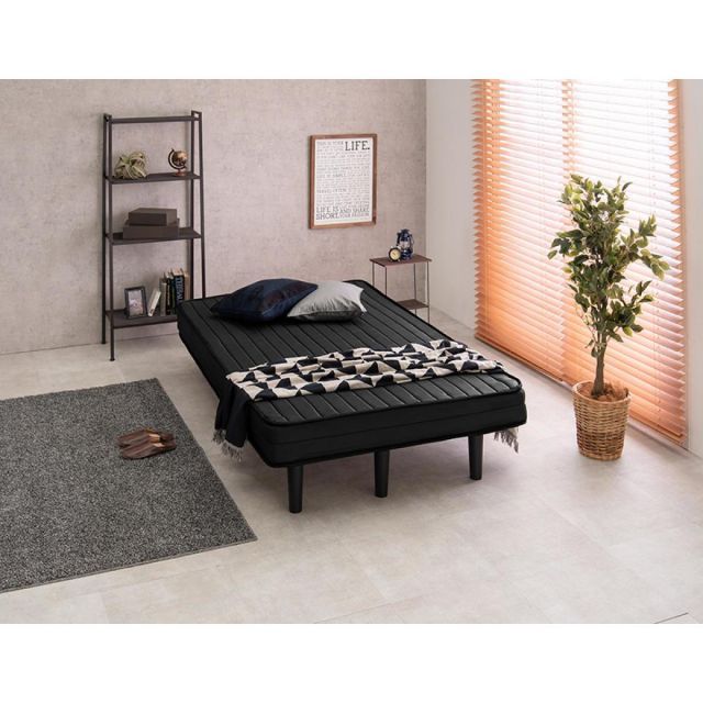 KMB-3105SD-BK ボンネルコイルマットレスベッド