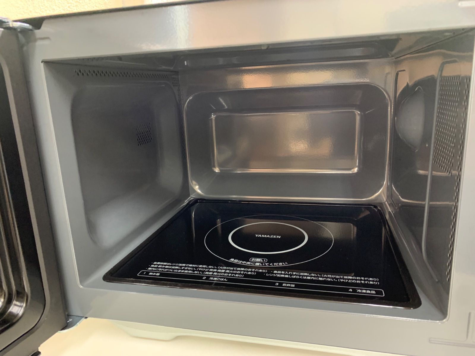 j278 展示品 YAMAZEN 単機能レンジ 20L YRA-F200E B ブラック 動作 済