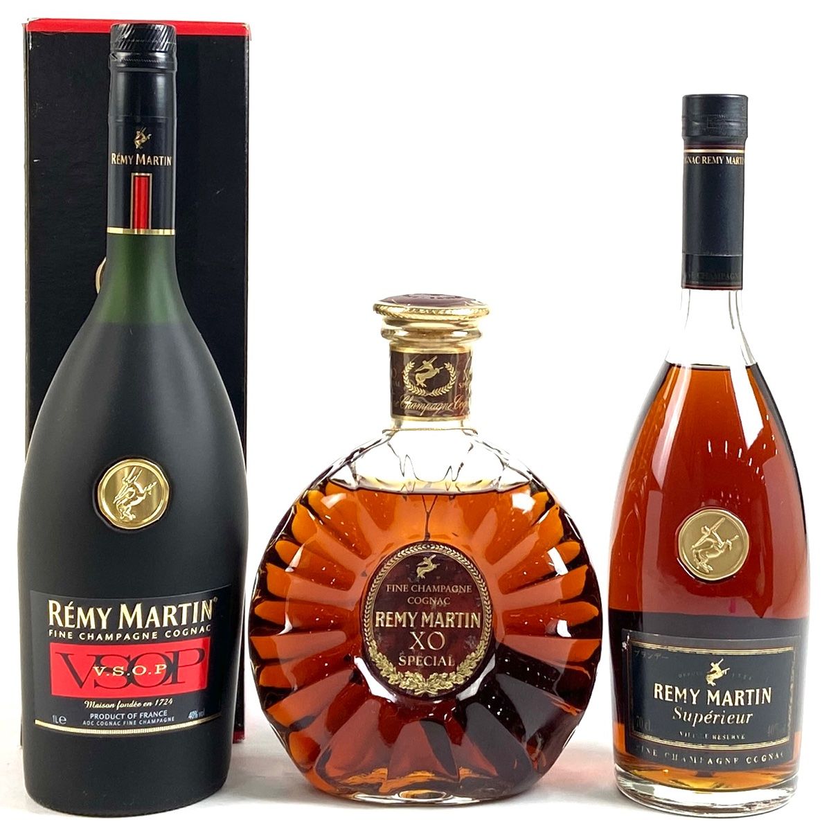 3本 レミーマルタン REMY MARTIN VSOP 現行 XOスペシャル 旧クリアボトル スペリオール クリアボトル コニャック 700ml  ブランデー セット 【古酒】 - メルカリ