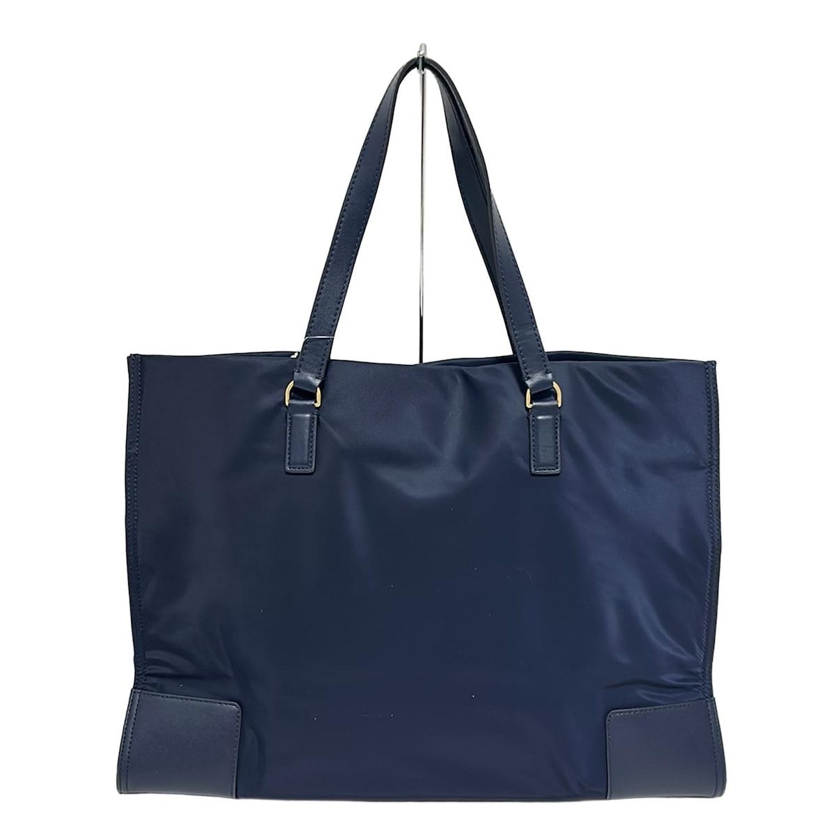 TORY BURCH(トリーバーチ) トートバッグ ネイビー レザー - メルカリ