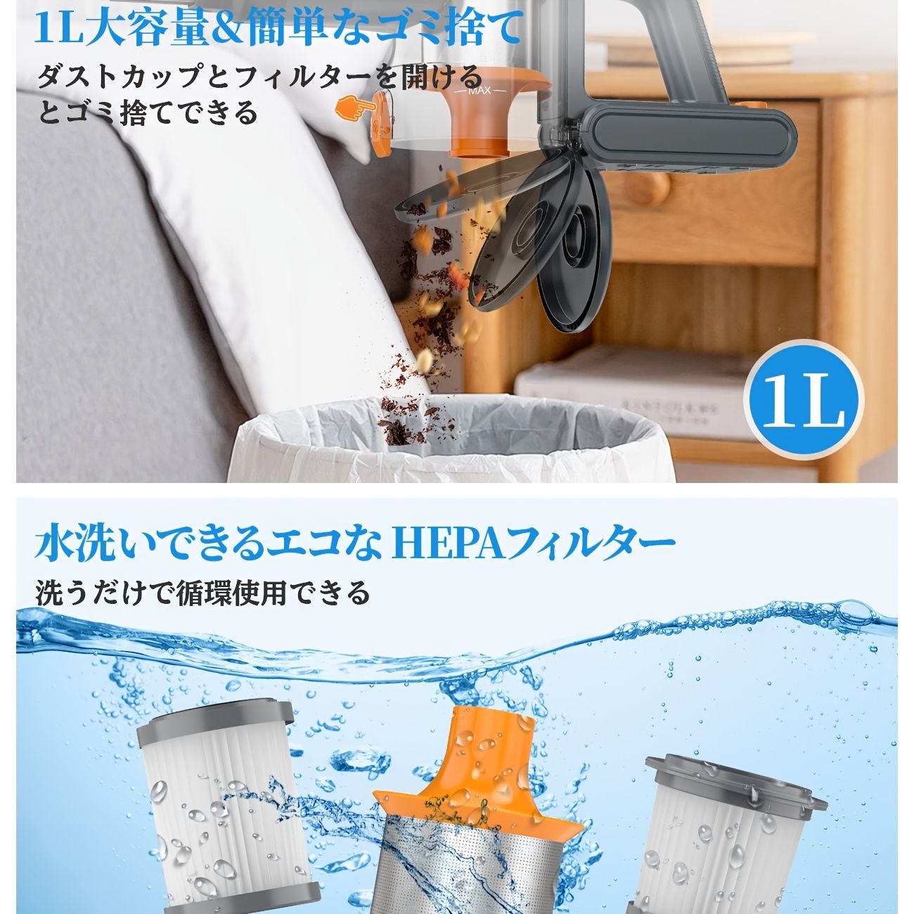 LEDライト搭載