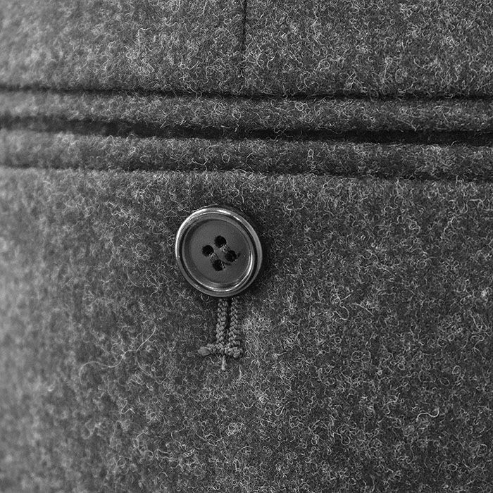 未使用】CELINE セリーヌ パンツ ガウチョ メルトン ウール100  