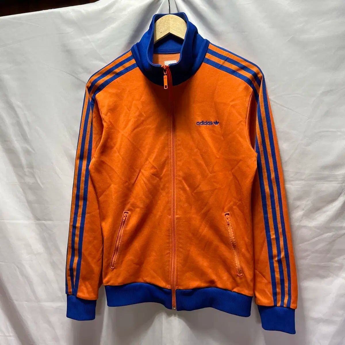 90s adidas Track Jacket 紺オレンジ XL アディダス トラック