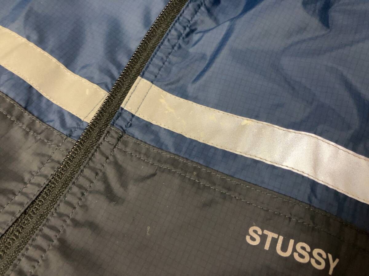 STUSSY ステューシー ナイロンジャケット リフレクター ジップ STUSSY ステューシー ナイロンジャケット リフレクター ジップ