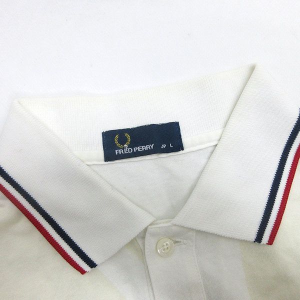 C□フレッドペリー/FRED PERRY F1373 BIGユニオンジャックプリント