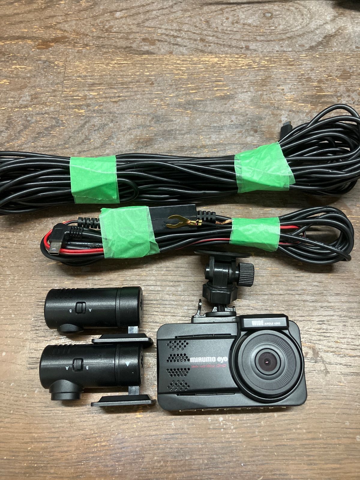 3カメラ mirumo eye ミルモアイ DRC-35ST JES/日本電機サービス ミルモアイ前後2カメラ同時録画ドライブ