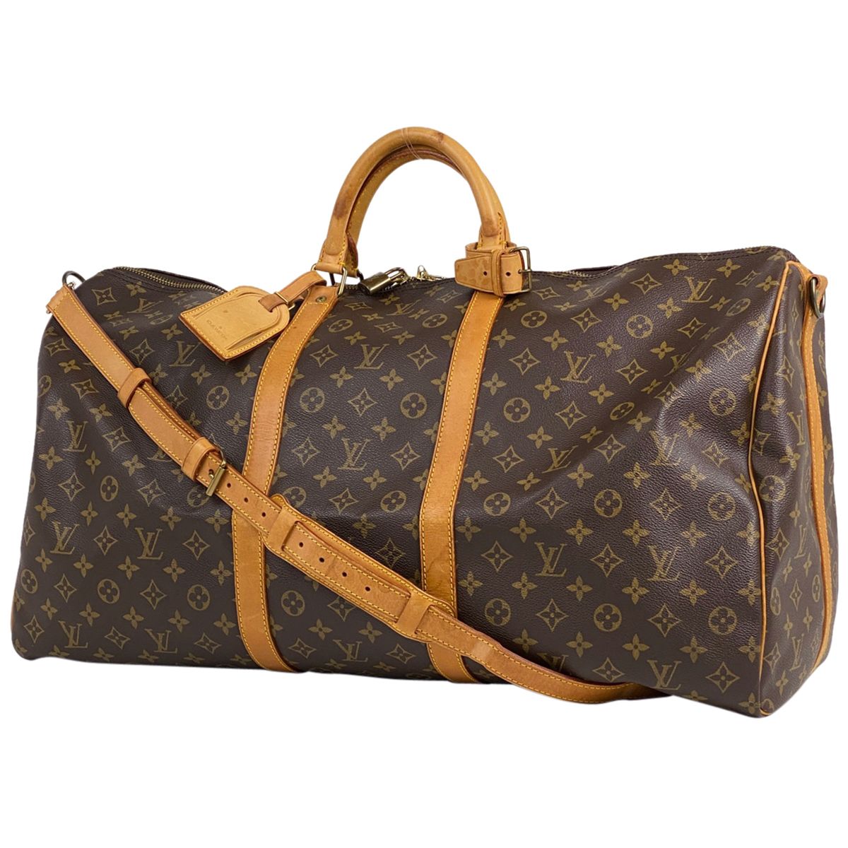 本物の ルイ・ヴィトン Louis Vuitton キーポル バンドリエール 60