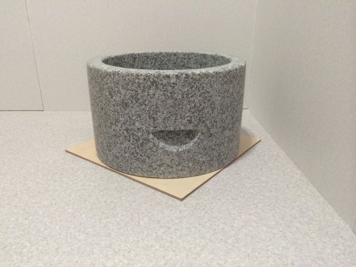 5営業日で発送 ナガノ産業 みかげ石 もち臼 1升用 23301