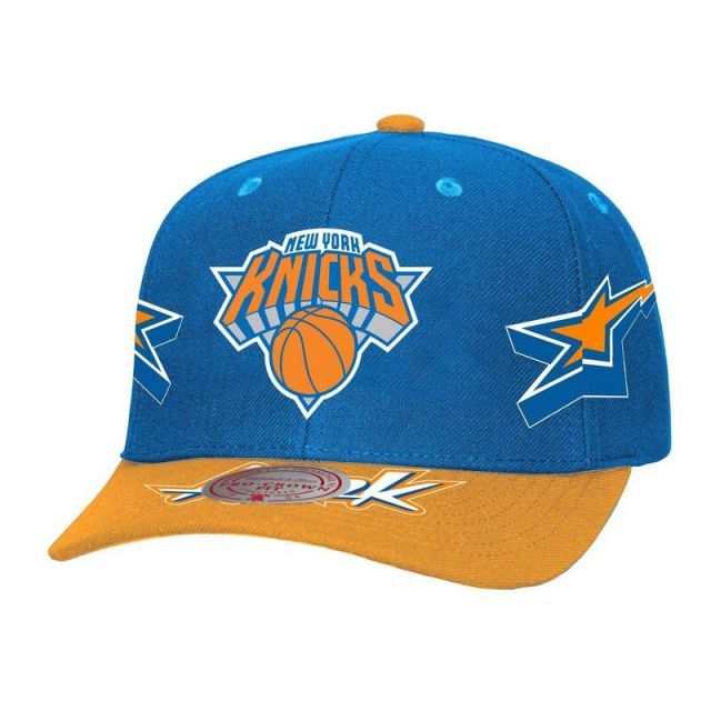 【送料無料】 ミッチェルu0026ネス メンズ 帽子 アクセサリー Men's Mitchell u0026 Ness Blue/Orange New York Knicks AS2K Stars Pro Crown Adjustable Hat Kni Blue