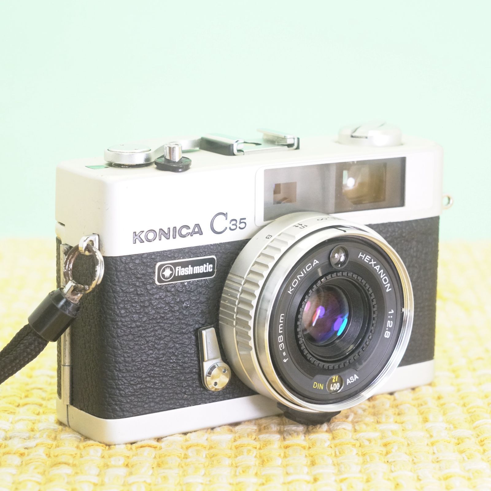 好きに 完動品◎KONICA C35 Flash matic フィルムカメラ #237 フィルム