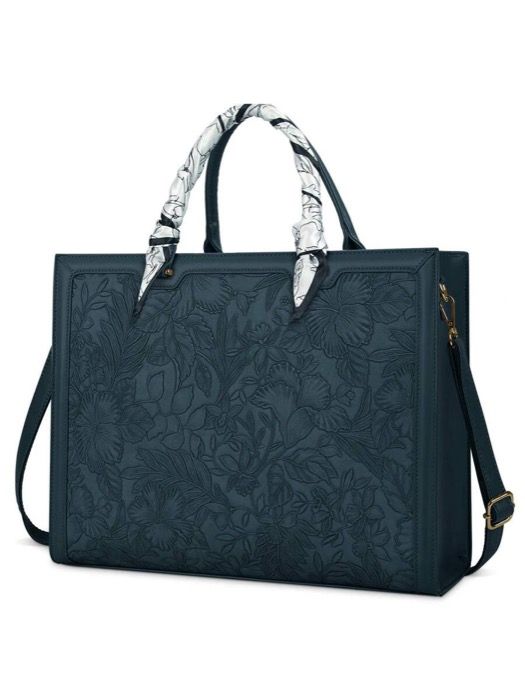 バッグ レディース トートバッグ 15.6インチ ウーマンズ ラップトップバッグ 防水レザーハンドバッグ 軽量書類バッグ 大容量サッチェル ショルダーバッグ トレンディビジネスカジュアルバッグ オフィス ビジネス