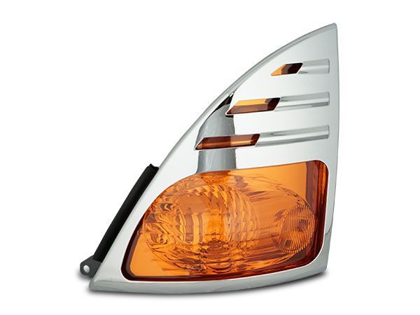 ととのすけ 日野 超希少 メッキ加工済 コーナーレンズ 日野自動車 日野 レンジャー プロ メッキコーナーパネル