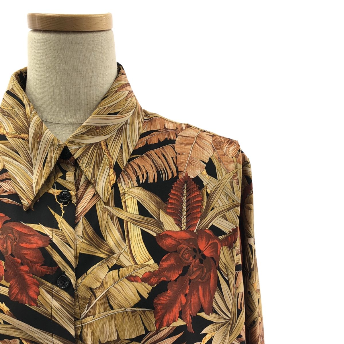 美品】Salvatore Ferragamoフェラガモシャツブラウス