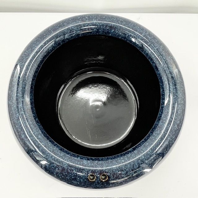 海鼠釉(なまこゆう)丸火鉢 陶器製 直径40cm 高さ30cm 睡蓮鉢 金魚鉢 海鼠釉(なまこゆう)丸火鉢 陶器製 直径40cm 高さ30cm 睡蓮鉢 金魚鉢