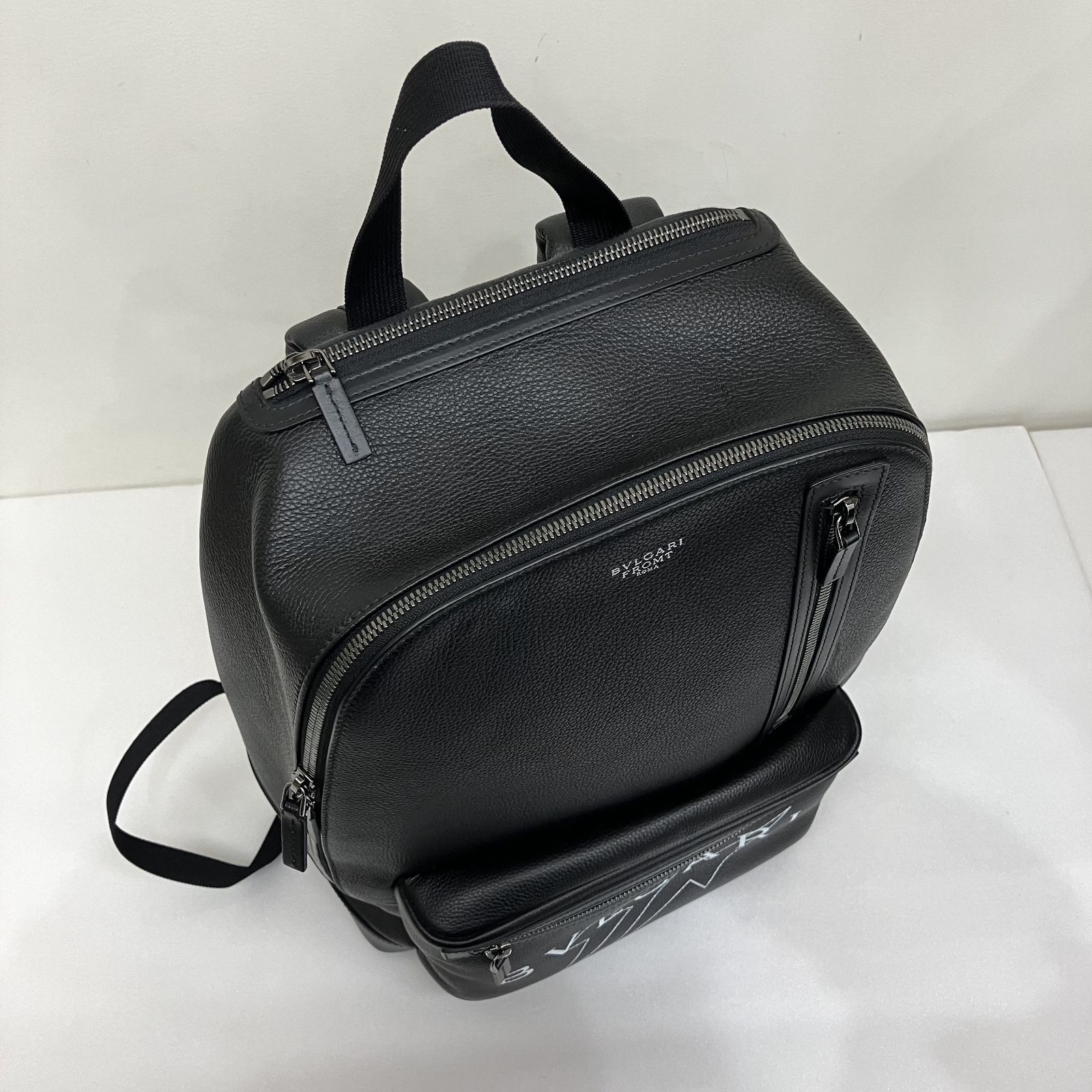 藤原ヒロシ FRAGMENT×BVLGARI レザーバックパック