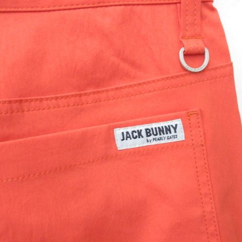 PEARLY GATES - パーリーゲイツ ジャックバニー ゴルフ パンツ ストレッチ 薄手 オレンジ 5 パーリーゲイツ PEARLY GATES Jack Bunny ジャックバニー ゴルフ