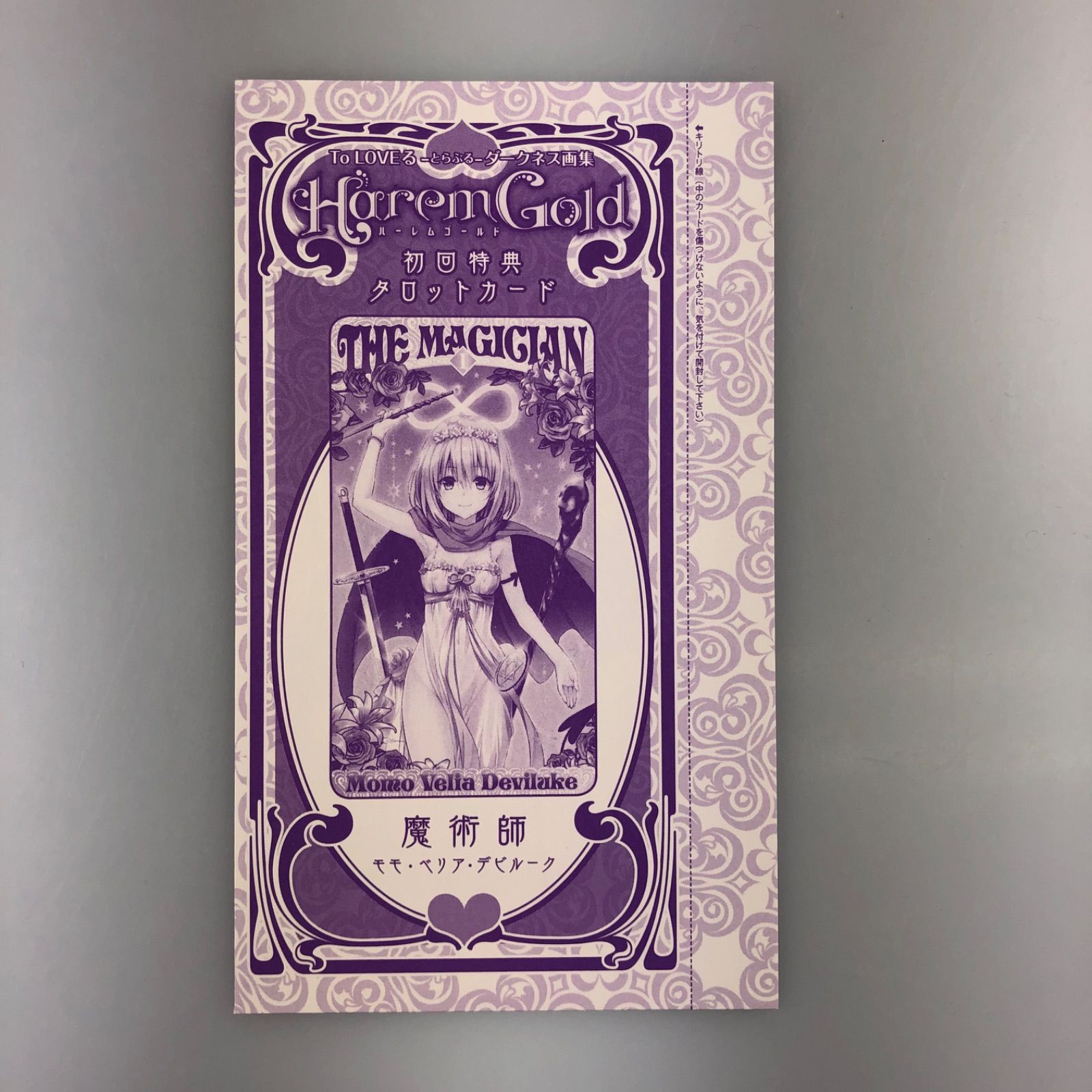 PSA10】ToLOVEるダークネス/画集 初回特典タロットカード/モモ 【公式