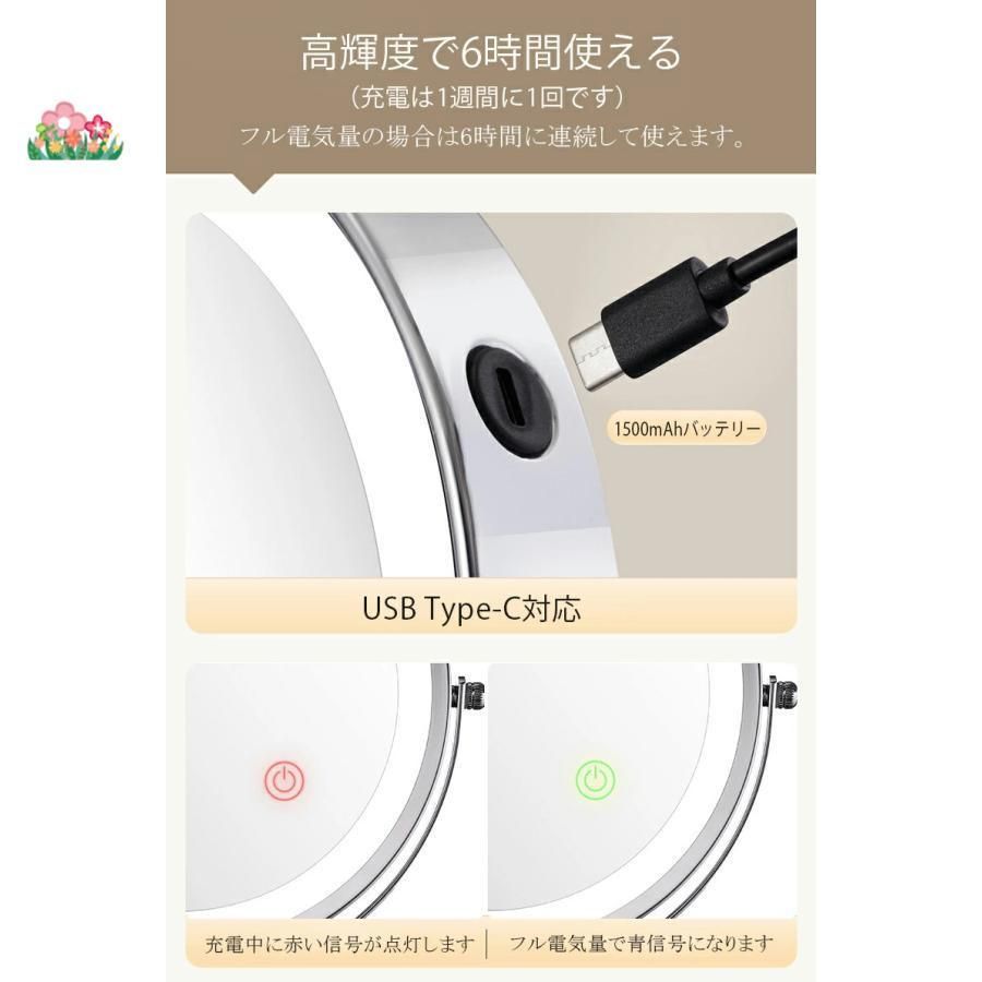 卓上鏡 ライト付き
