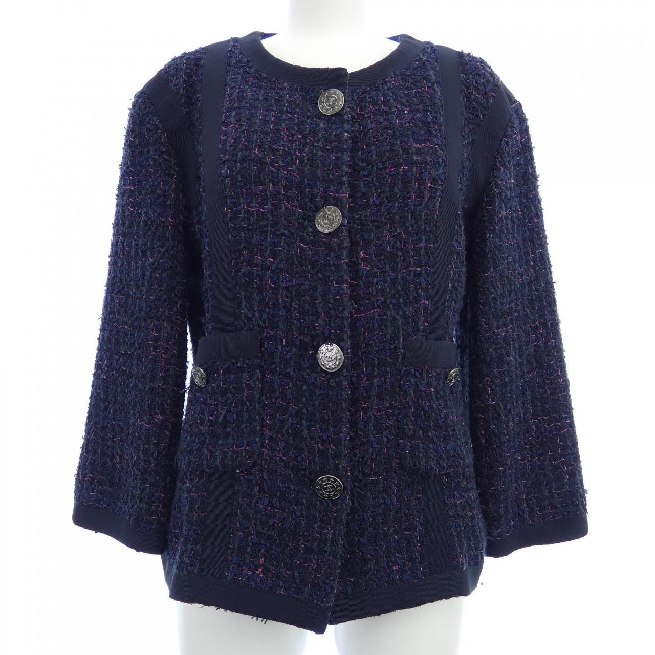 シャネル CHANEL P45580V33531 13P ノーカラージャケット