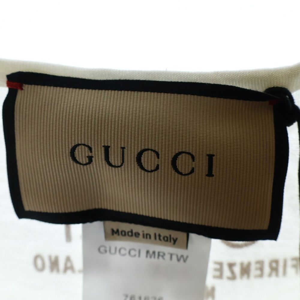 GUCCI (グッチ) バックロゴ タンクトップ ノースリーブ