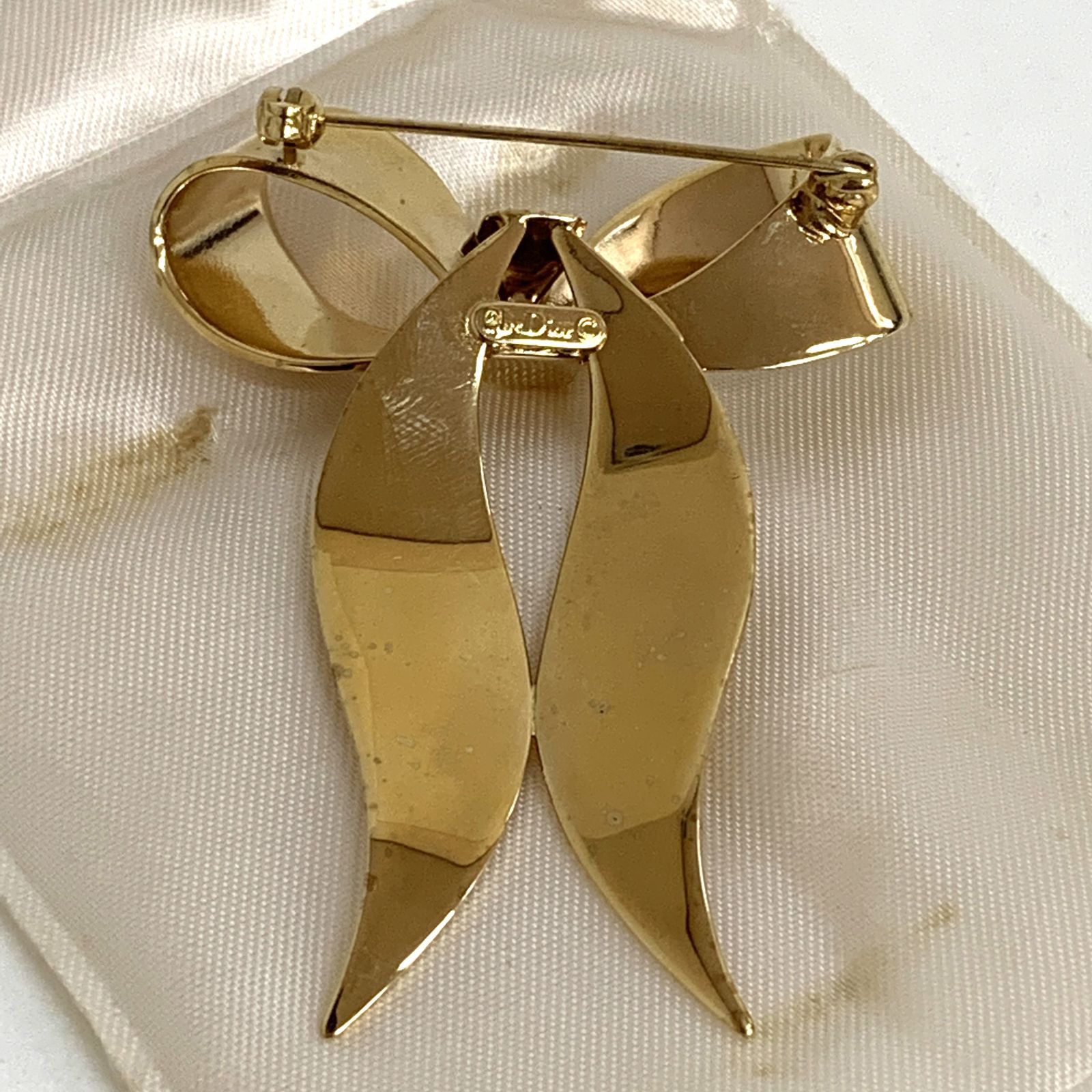 中古品】Christian Dior クリスチャンディオール リボン