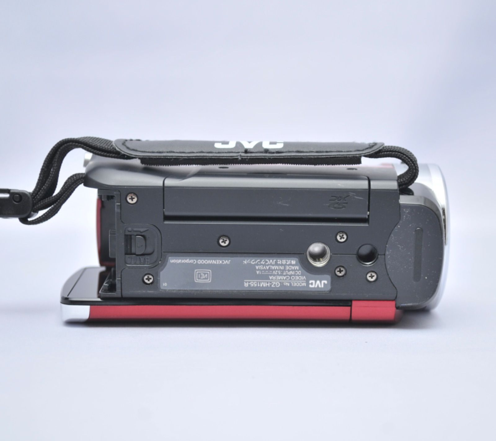 JVC Everio ハイビジョンメモリームービー レッド GZ-HM155-R