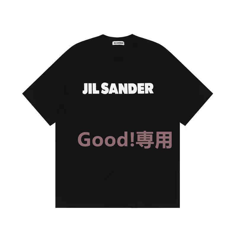 【値下】ジルサンダー JIL SANDER  Tシャツ 半袖  男女兼用 ブラック