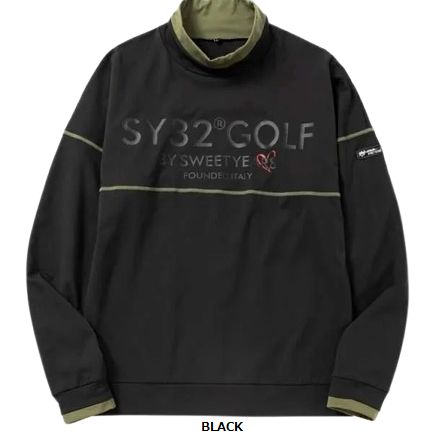 SY32 ゴルフ ゴルフウェア スウェットシャツ 長袖 メンズ おしゃれ ブランド かっこいい SYG-25A1-17 お取り寄せ