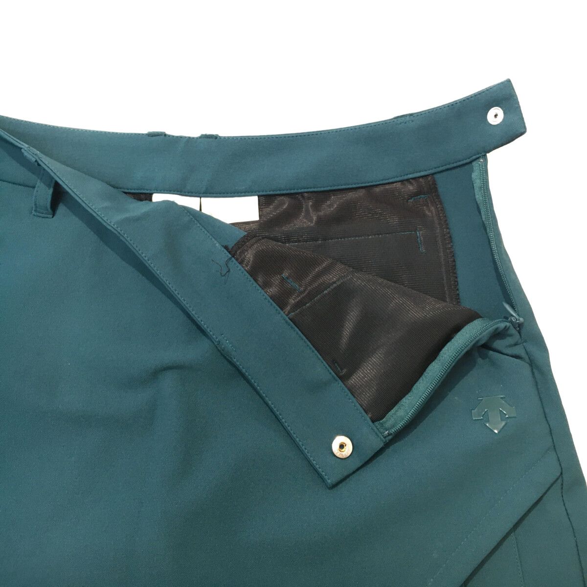 coco 中古 デサントゴルフ DESCENTE GOLF レディース スカート風ショートパンツ M グリーン ストレッチ 中古 レディース デサントゴルフ DESCENTE GOLF スカート風