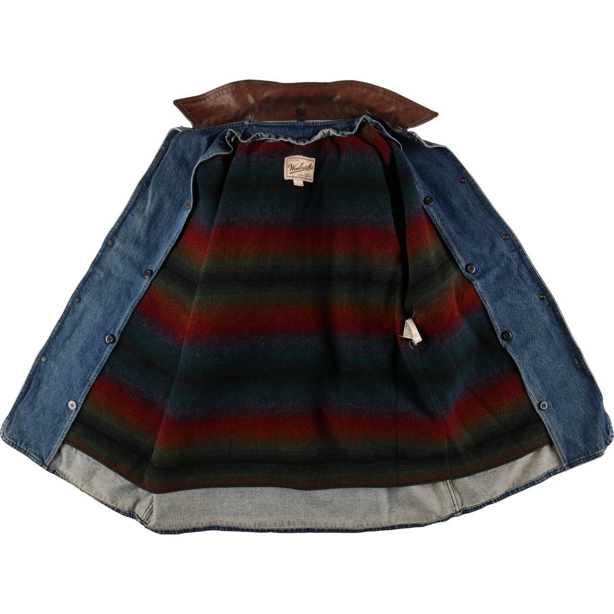 古着 90~00年代 ウールリッチ WOOLRICH 中綿入り デニム ハンティング