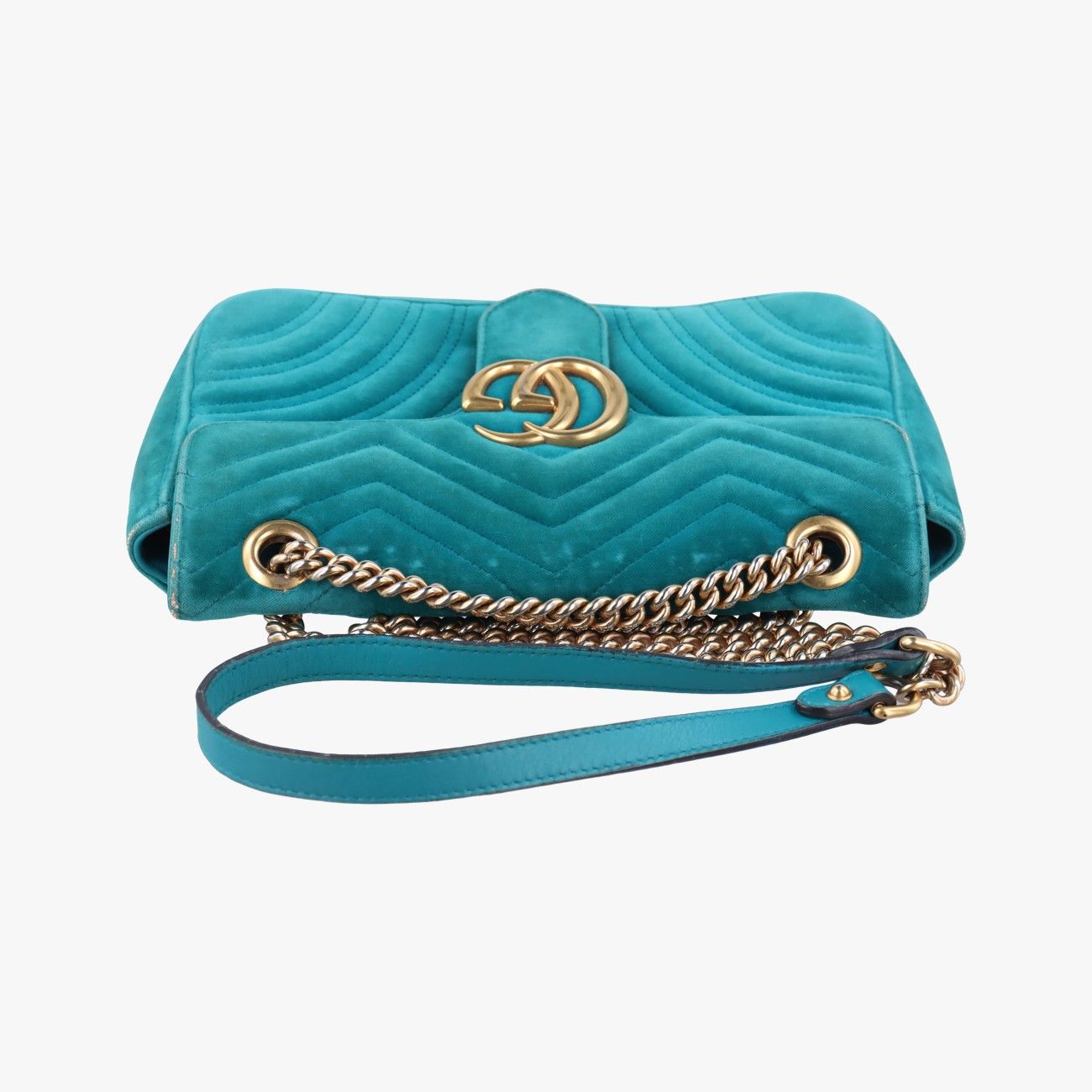 グッチGucciGGマーモントグリーンベロア443497E024090186