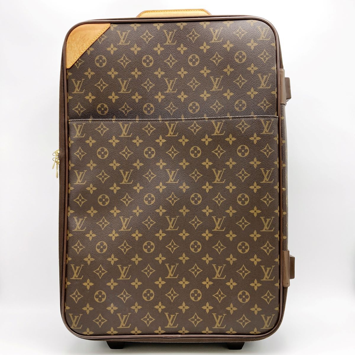 中美品 LOUIS VUITTON ルイ・ヴィトン ベガス60 トロリー モノグラム 