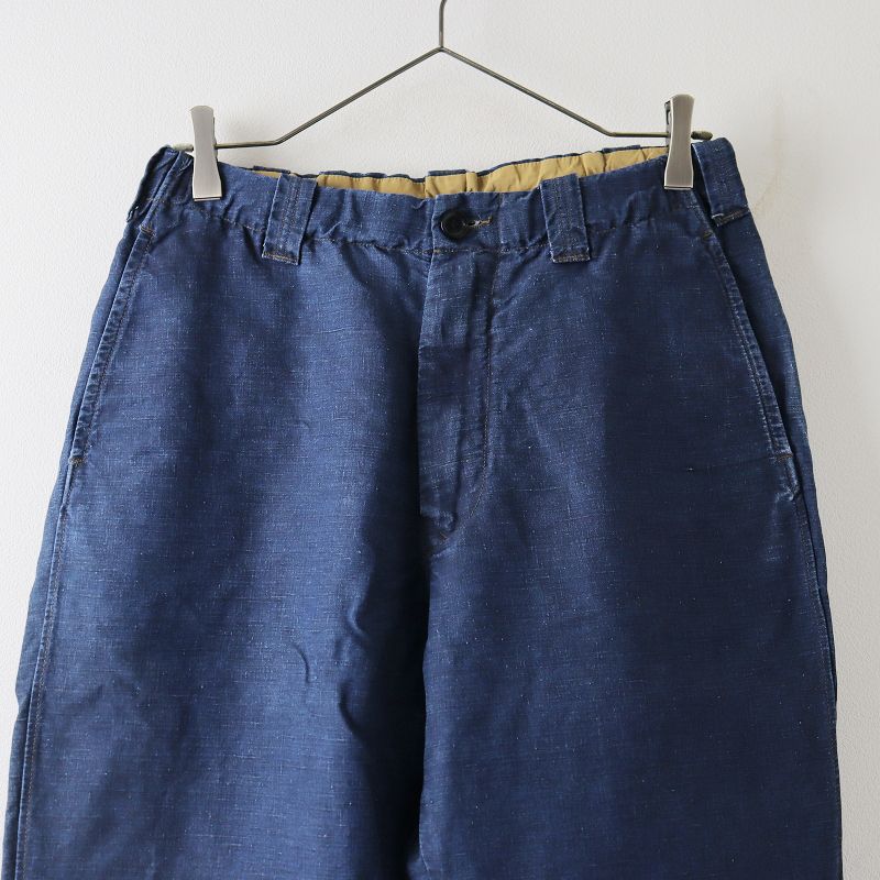 パンツ　45R　藍染　インディゴ製品 45R（フォーティファイブアール）の「藍納戸おこめサテンの4