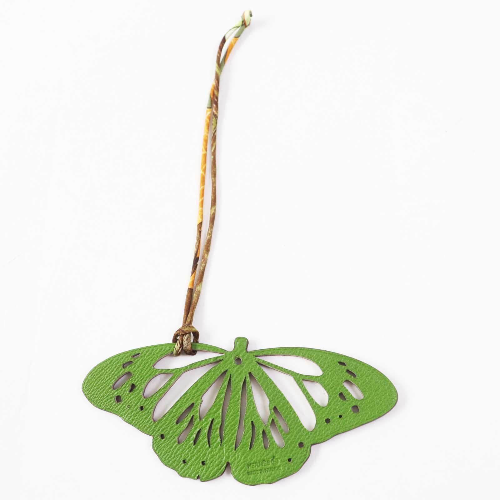 極美品 エルメス 蝶々 バタフライ プティアッシュ チャーム