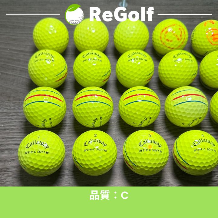 【151】ロストボール キャロウェイ ERC SOFT 年代混合 100球 B 151☆ロストボール キャロウェイ ERC SOFT 年代混合 100球 B 151