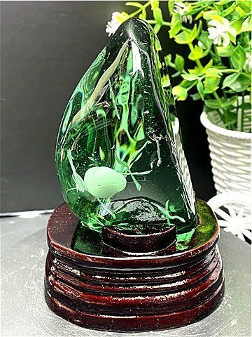 花の化石 ☆超綺麗☆雪花オブシディアン原石B86Z3/73Z39A - メルカリ