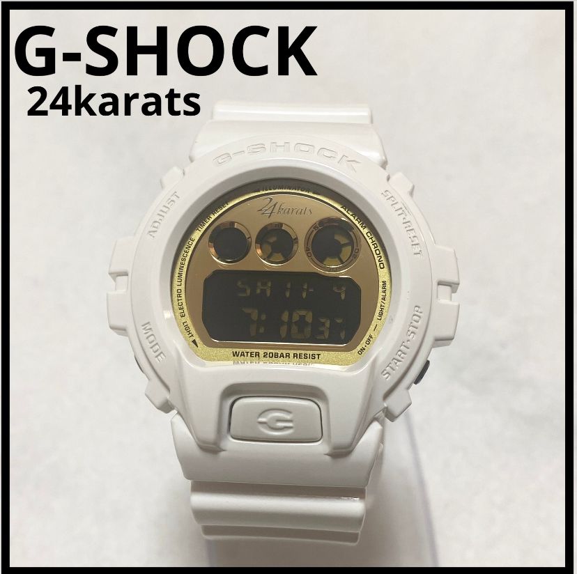 【激レア】G-SHOCK 24karats ジーショック DW-6900 腕時計 メンズ 限定 ホワイトGショック 三つ目