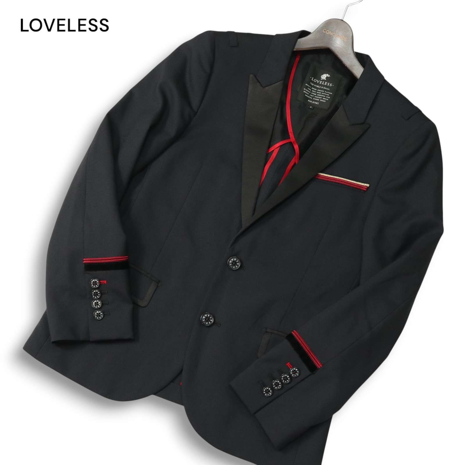 美品☆ LOVELESS ラブレス 春夏 シルク混☆ ブレザー テーラード