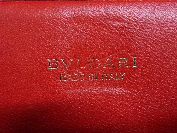 BVLGARI ブルガリ 名刺入れ ブルガリブルガリ ロゴクリップ カードケース 282477 ピンクスピネル レザー レディース ゴールド金具 超